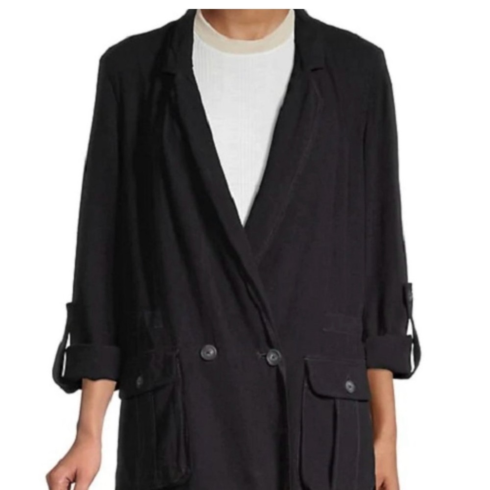 Free People linen jacket